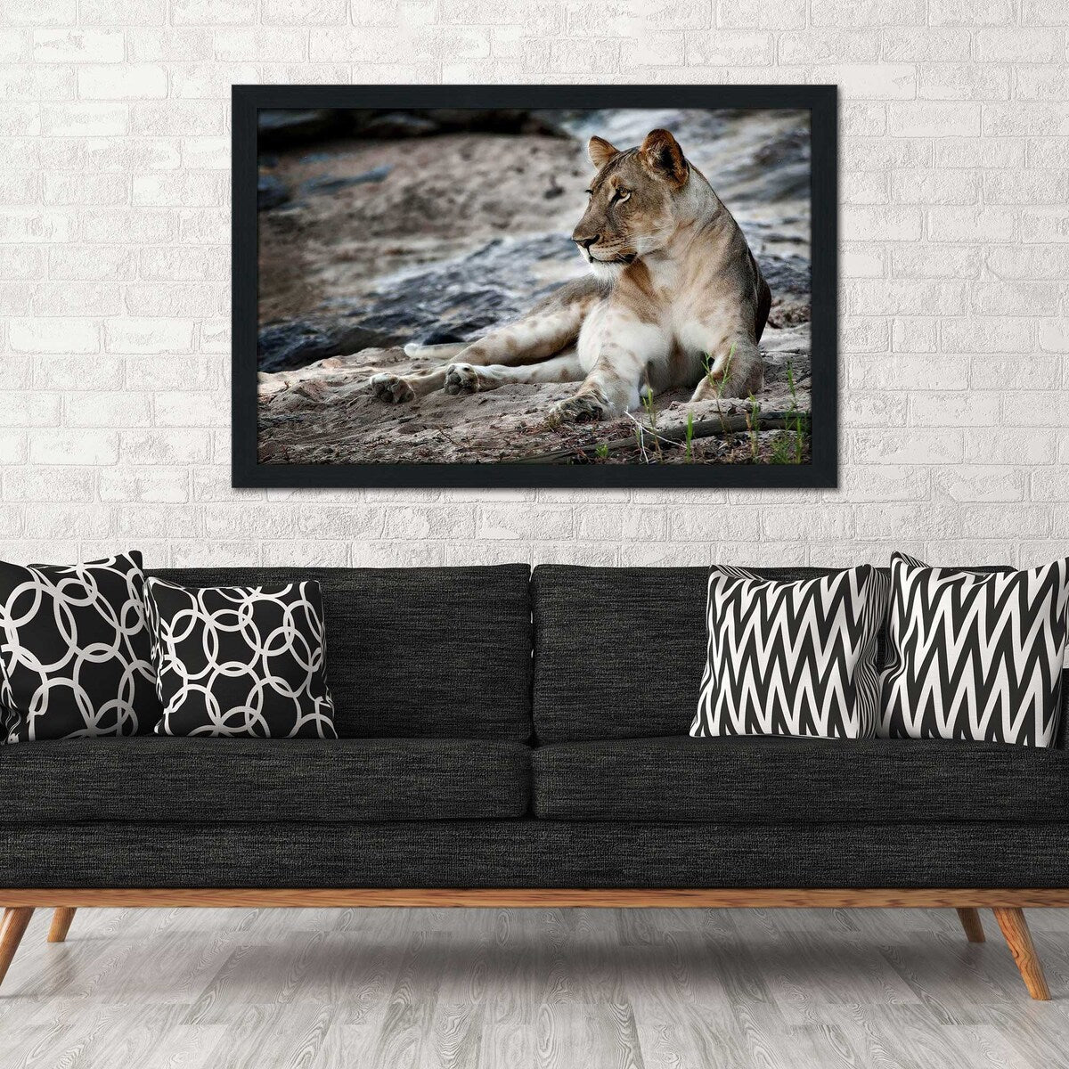 Stylish Afternoon Pose Horizontal Acrylic Print - Perfect for Home Decor, Office Wall Art & Modern Interior Design