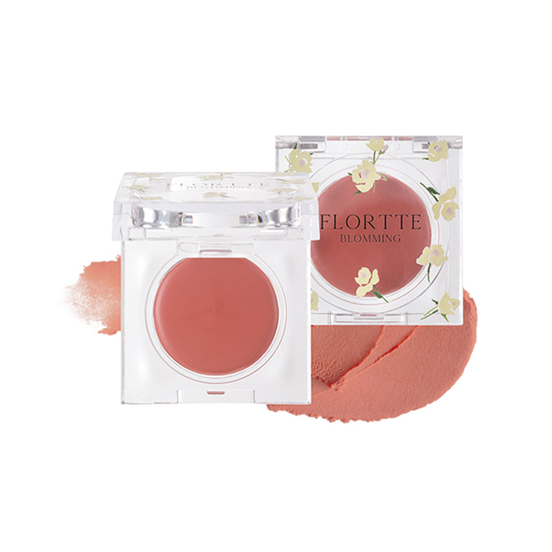 FLORTTE Narcissism Series Multi-Use Blush Balm - Creamy Cheek & Lip Tint for Natural Flush - Perfect for Everyday Makeup & On-The-Go Touch Ups