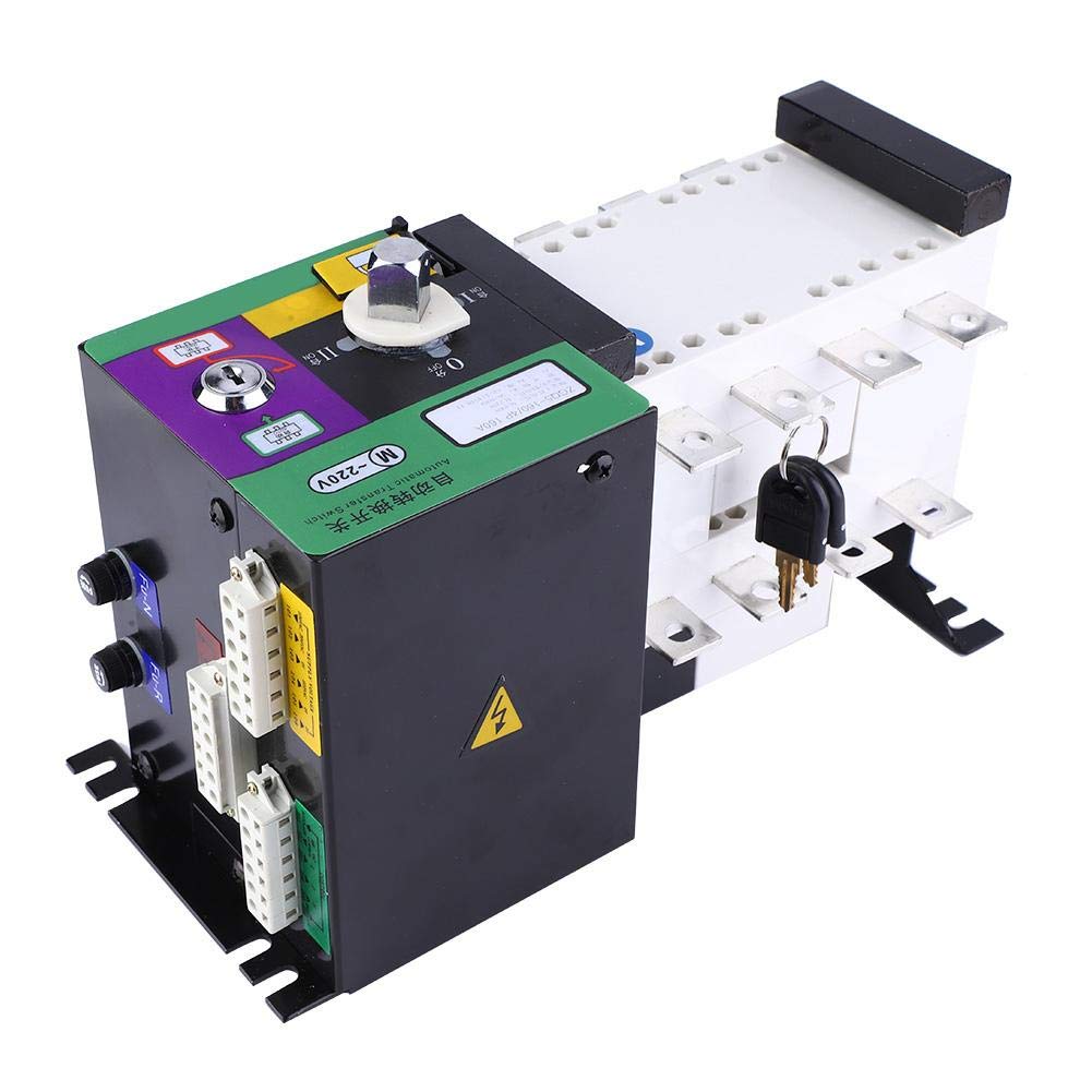 160A 4P Automatic Transfer Switch (ATS) - Automatic Isolation Type Power Transfer Switch for Home Backup, Solar Systems & Emergency Power Supply