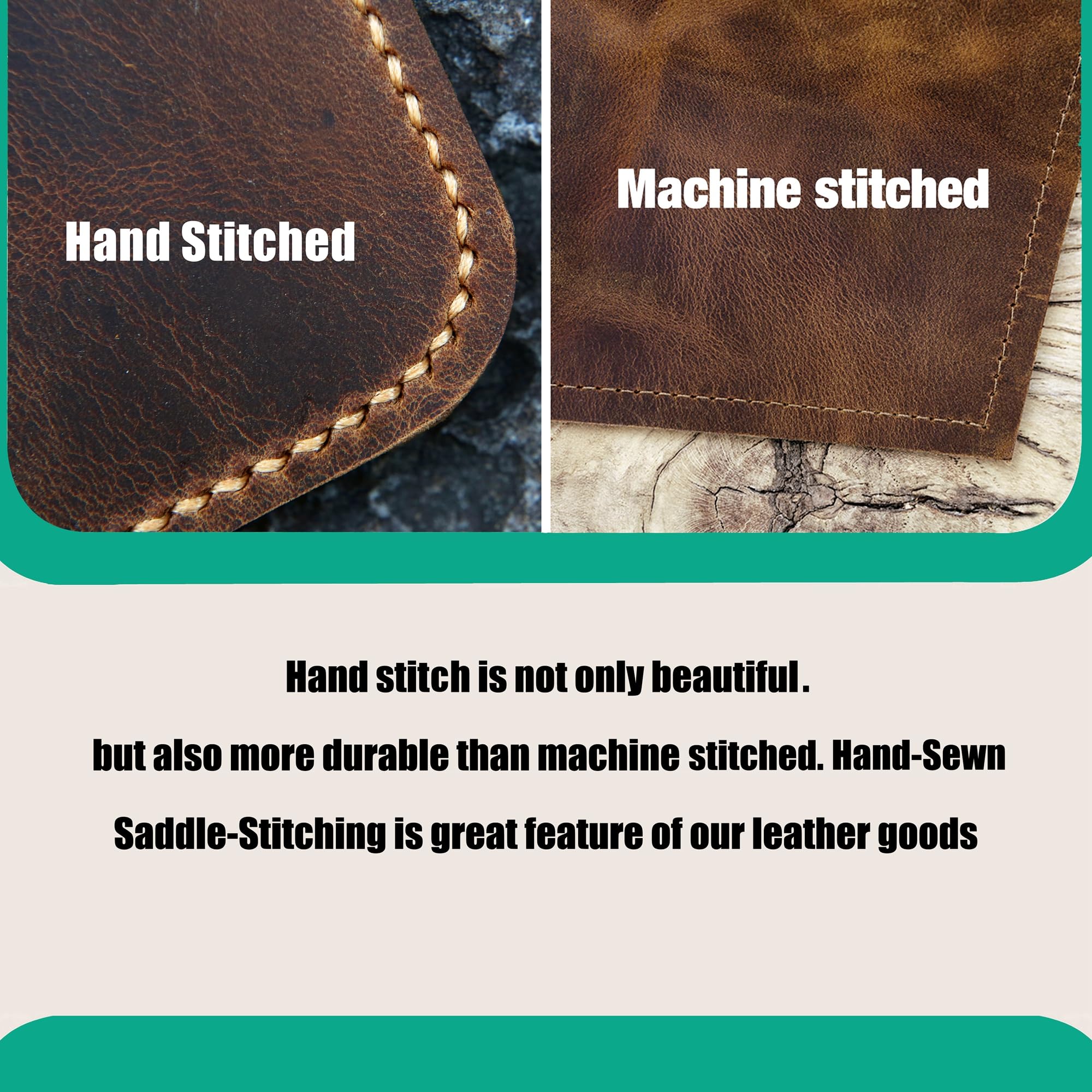 **Personalized Leather Bible Cover for KJV - Custom Engraved Holy Bible Book Case - Christian Gift for Men & Women (Compact Size, No Pen Sleeve) - Perfect for Church, Travel & Daily Devotion**