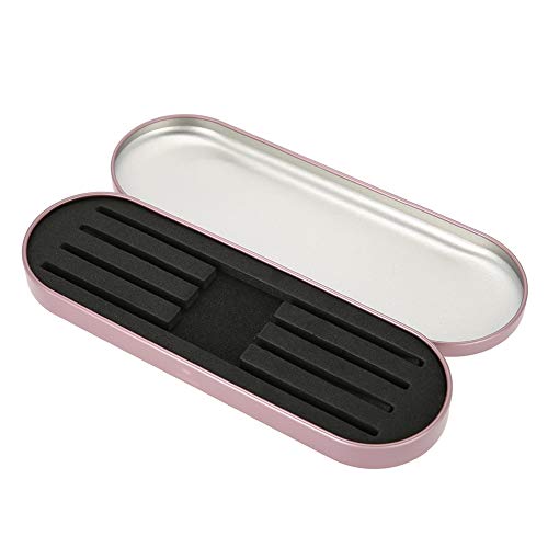 Pink Eyelash Extension Tool Case - Storage Box for Tweezers, Brushes, Scissors & False Eyelash Tools | Professional Makeup Organizer for Salon, Home & Travel Use
