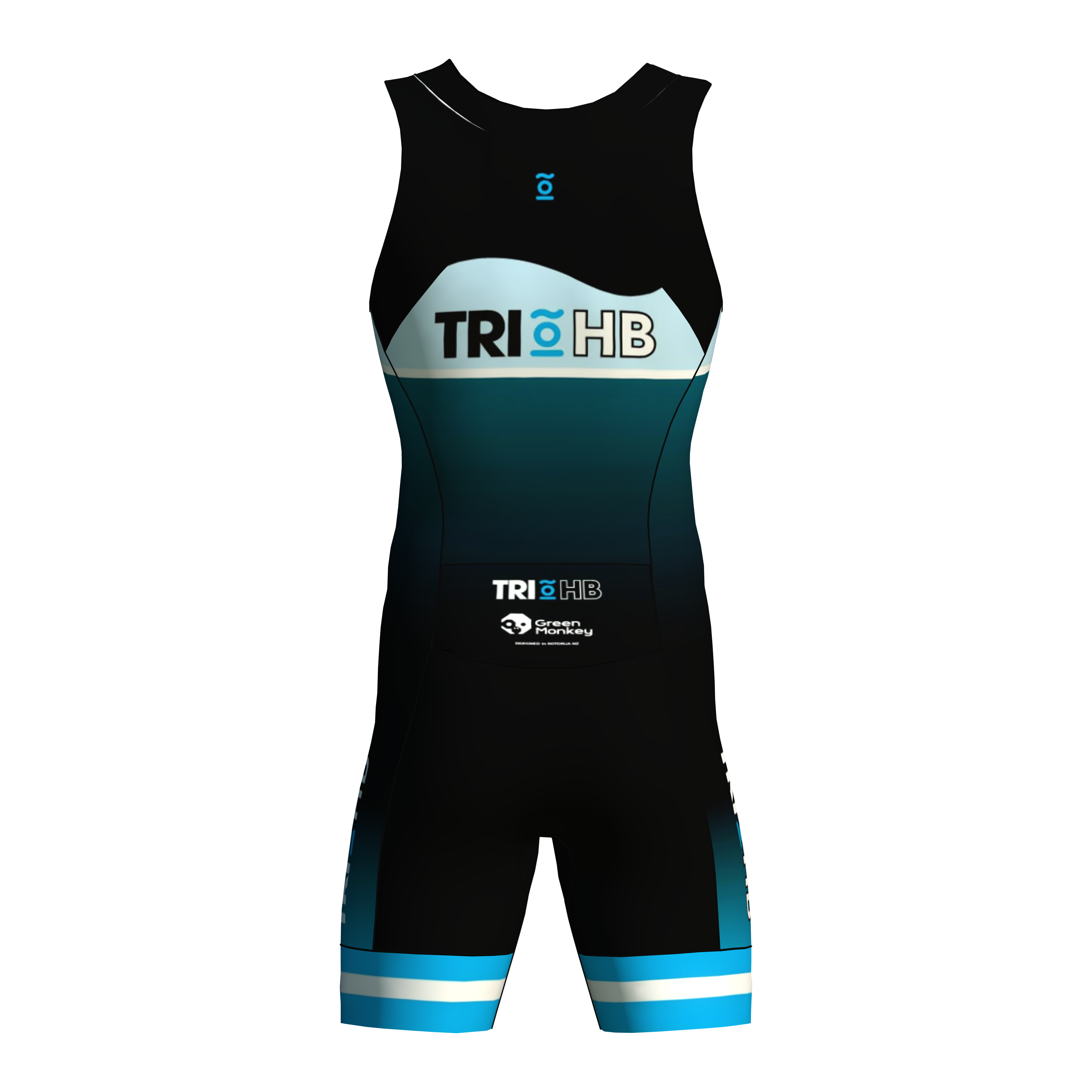 High-Performance TRI HB Sleeveless Triathlon Suit for Men & Women - Lightweight, Breathable & Quick-Drying for Swimming, Cycling & Running Races