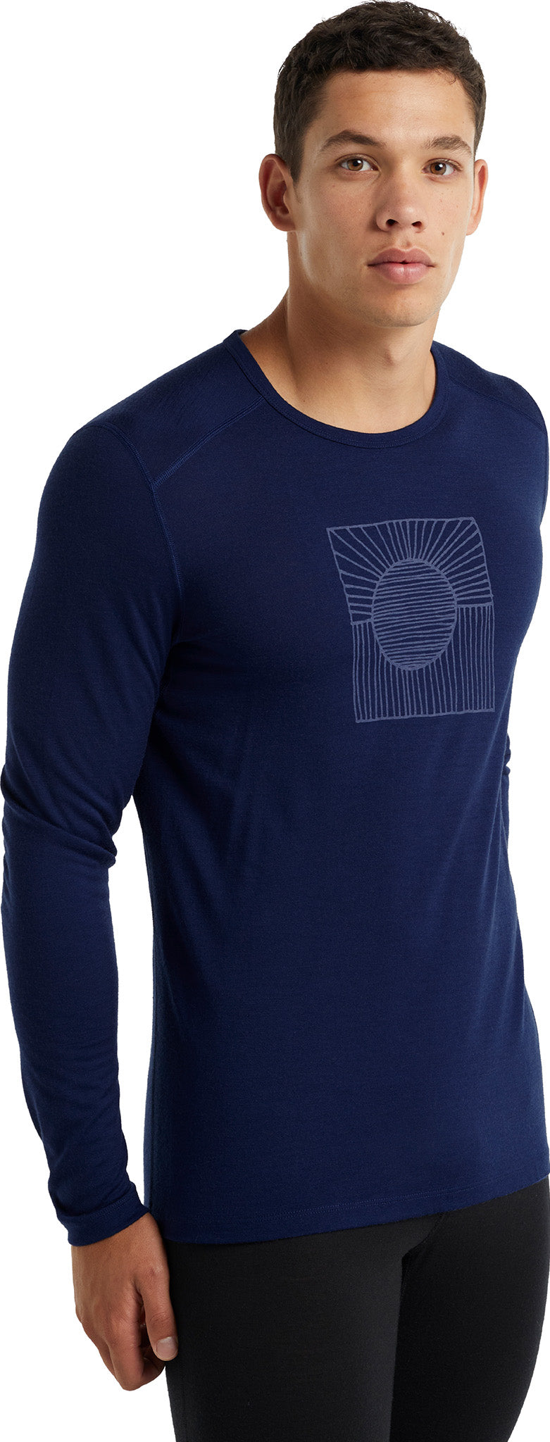 200 Oasis Solar LS Crew Base Layer for Men - Moisture-Wicking Thermal Underwear for Hiking, Skiing & Outdoor Activities