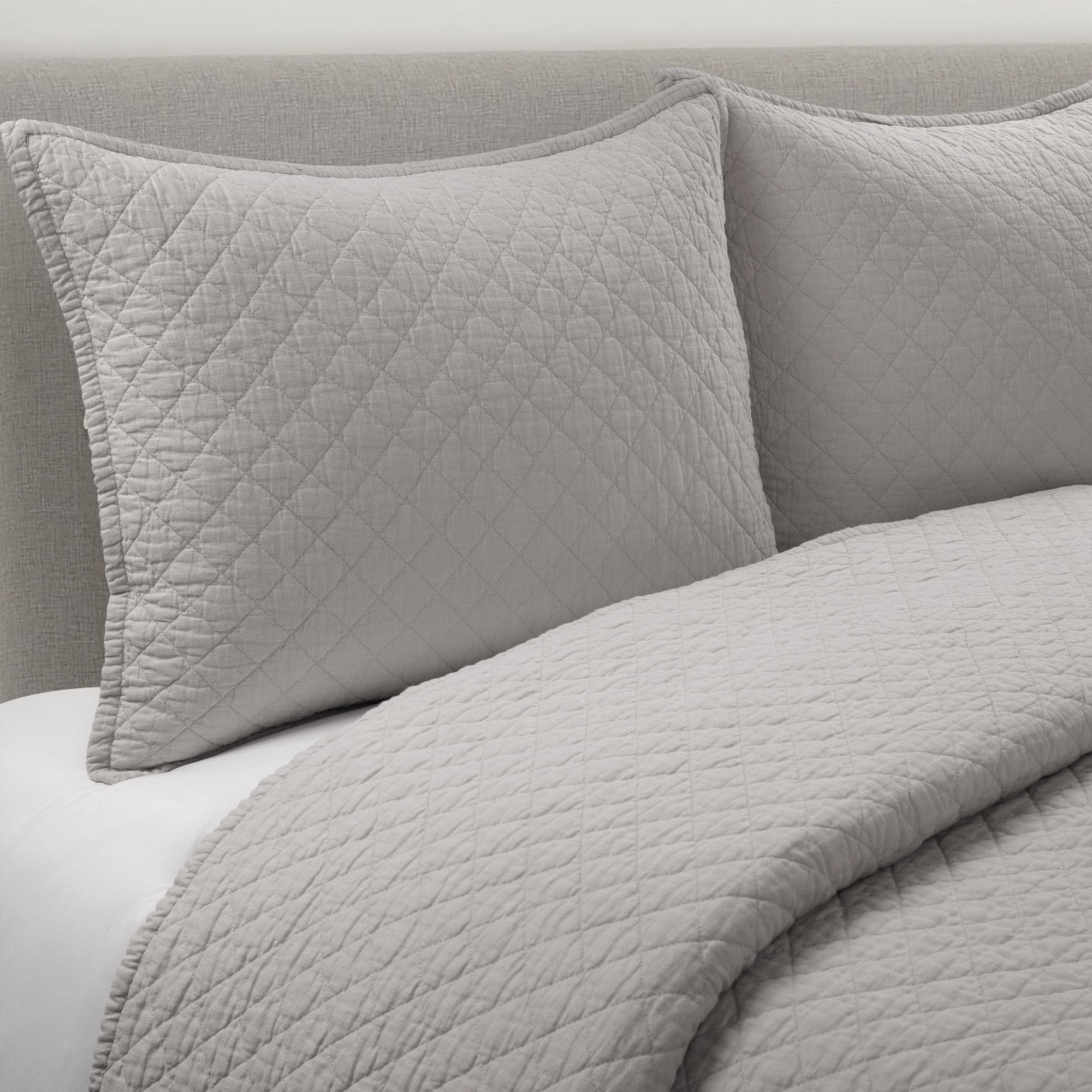Premium Belgian Flax Linen & Cotton Blend 3-Piece Quilt Set - King/Queen Size - Soft Breathable Bedding for All Seasons - Perfect for Master Bedroom, Guest Room & Vacation Homes