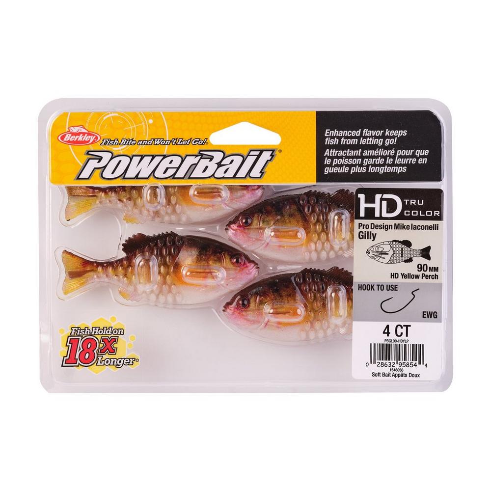 Berkley PowerBait Gilly Swimbait Fishing Lure - Designed by Mike Iaconelli - Perfect for Bass Fishing in Lakes and Rivers
