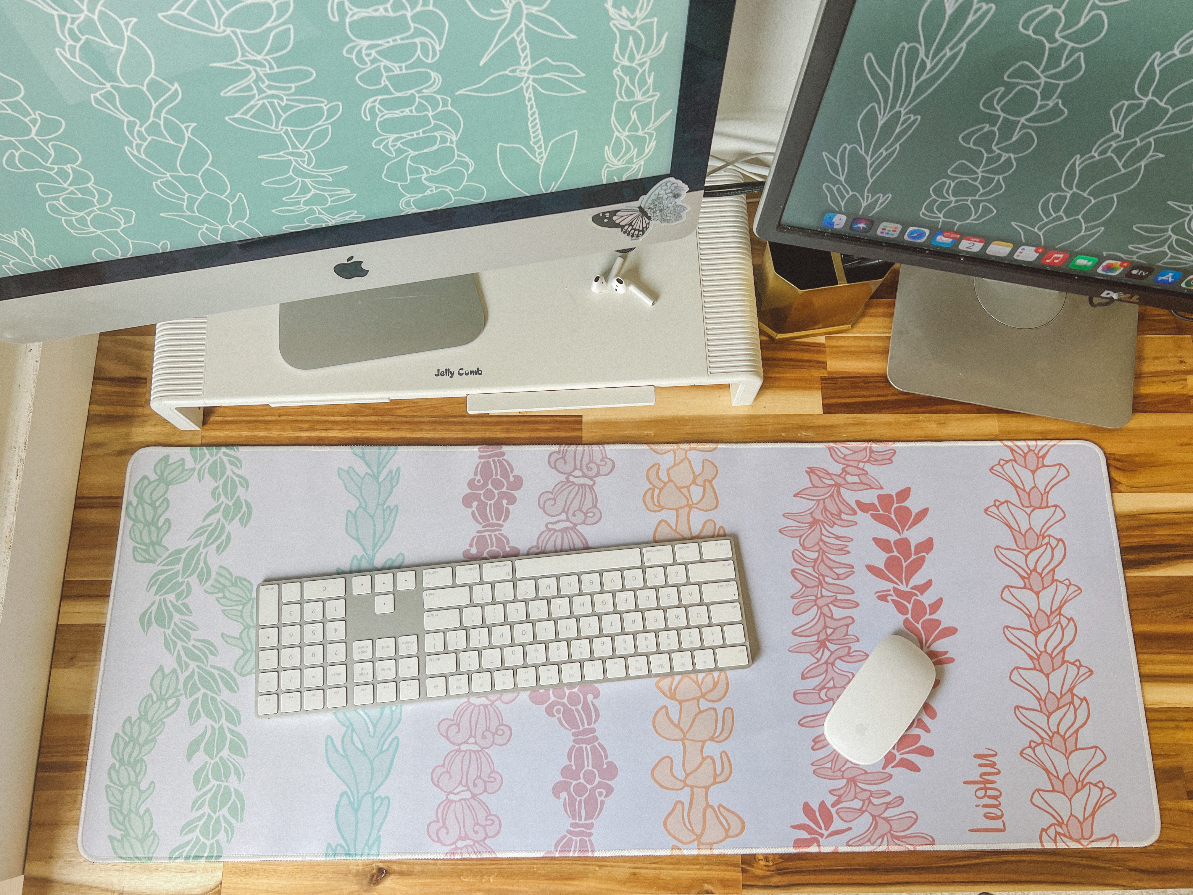 Forever Lei Premium Desk Mat - Non-Slip Mouse Pad & Keyboard Protector for Office & Gaming - Large Waterproof Writing Surface for Work, Study, and Home Office Setup