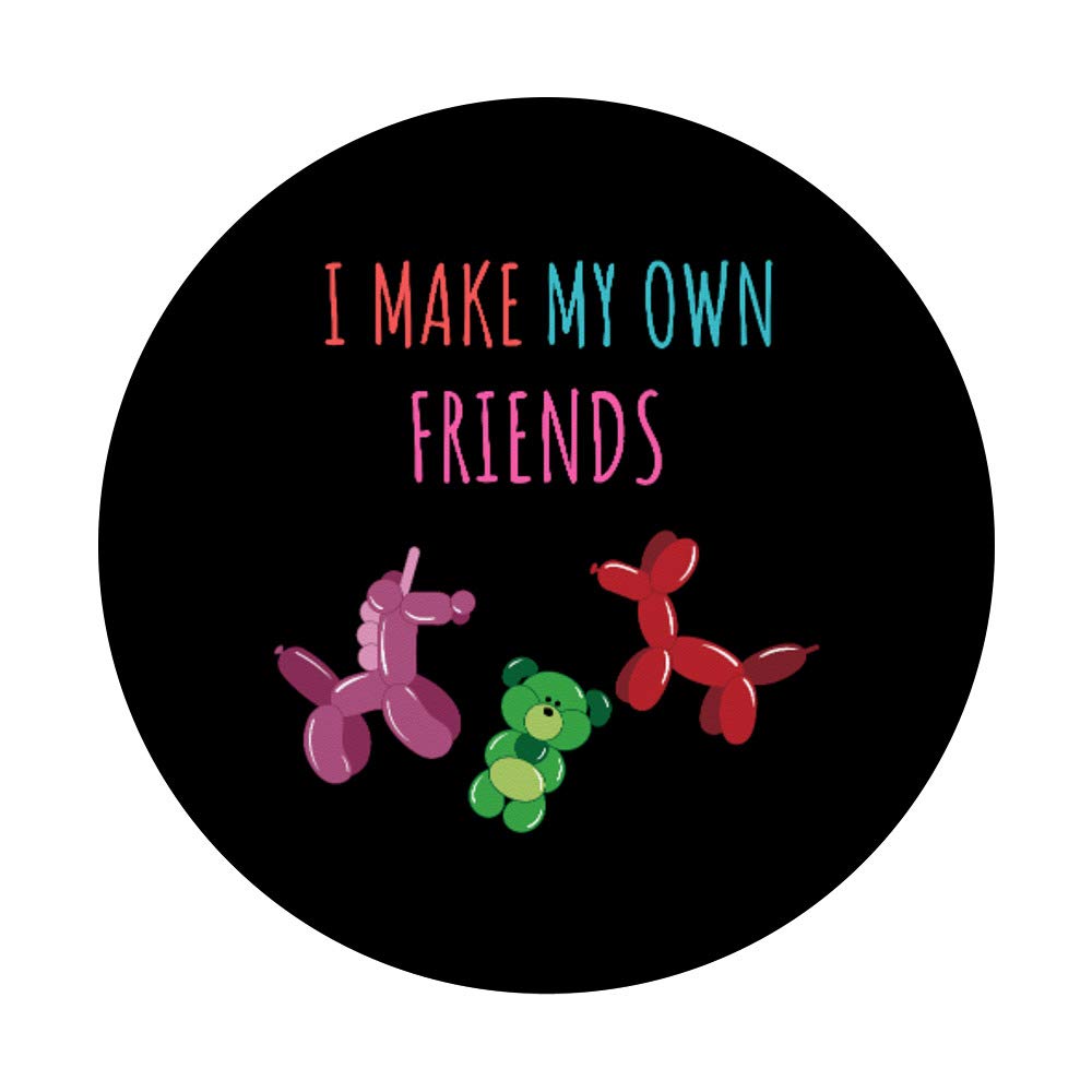 Balloon Twisting Artist Animal Twister Gift - PopSockets Phone Grip & Stand for iPhone, Samsung, Tablets - Perfect for Parties, Events & Creative Gifts