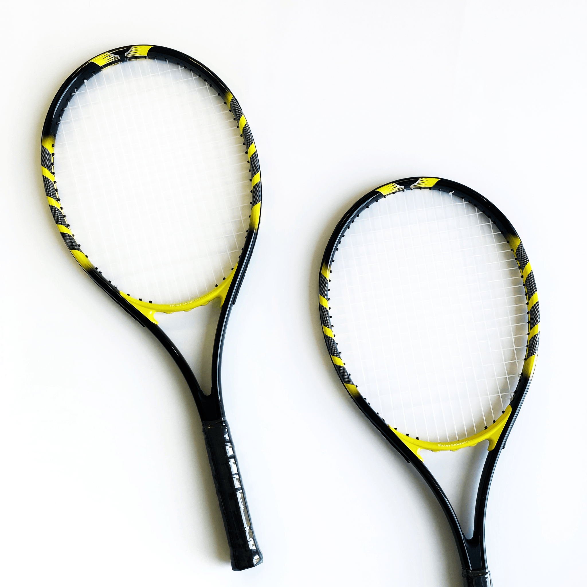 Victor Enhancer Tennis Racket Set - Professional Tennis Racket with Premium Grip & Shock Absorber - Perfect for Beginners & Advanced Players - Ideal for Court Training & Competitive Matches