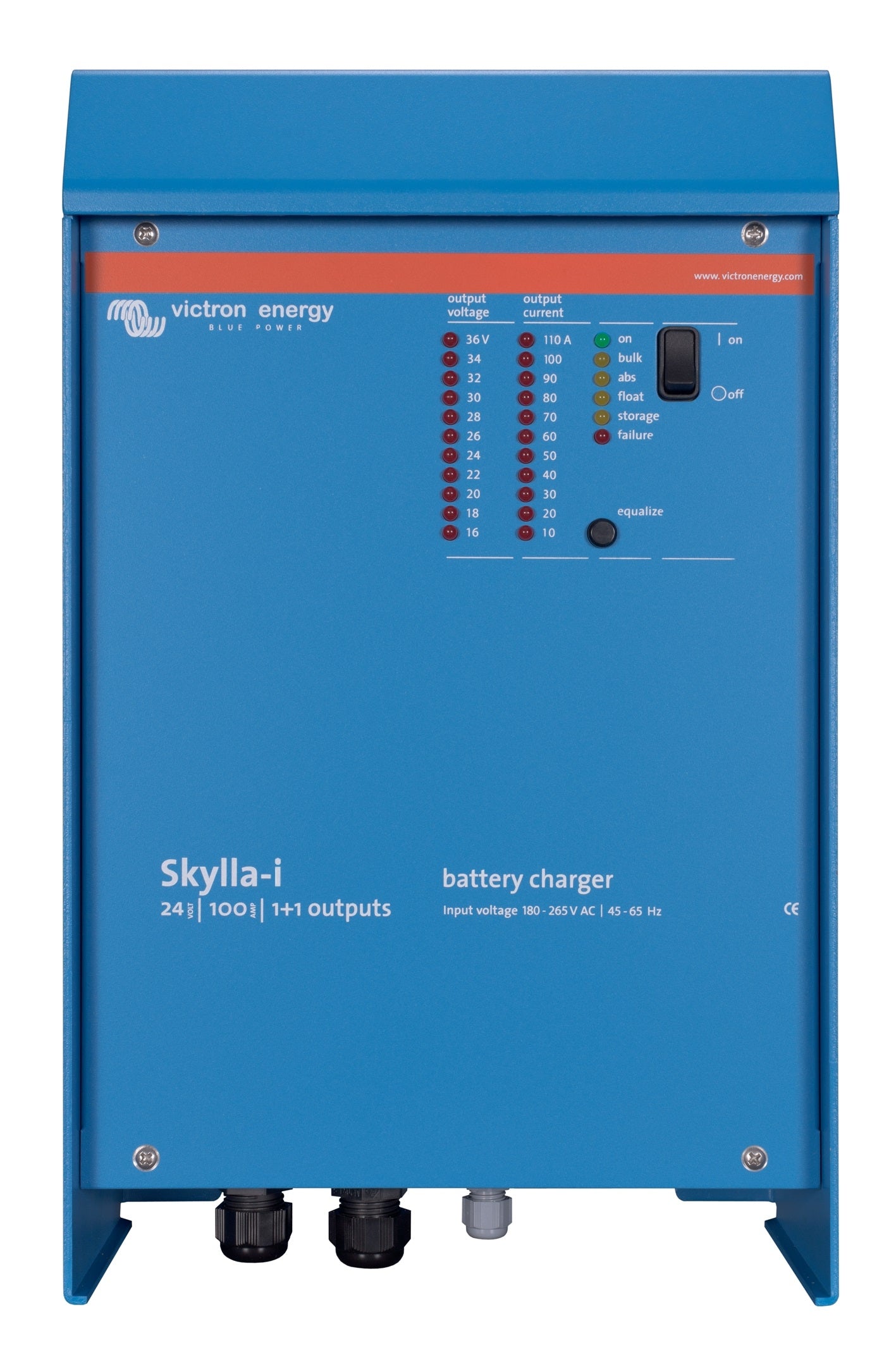 Victron Energy Skylla-i 24/100(1+1) 230V Battery Charger - High Power Marine & RV Charging Solution for Boats, Campers, and Off-Grid Power Systems
