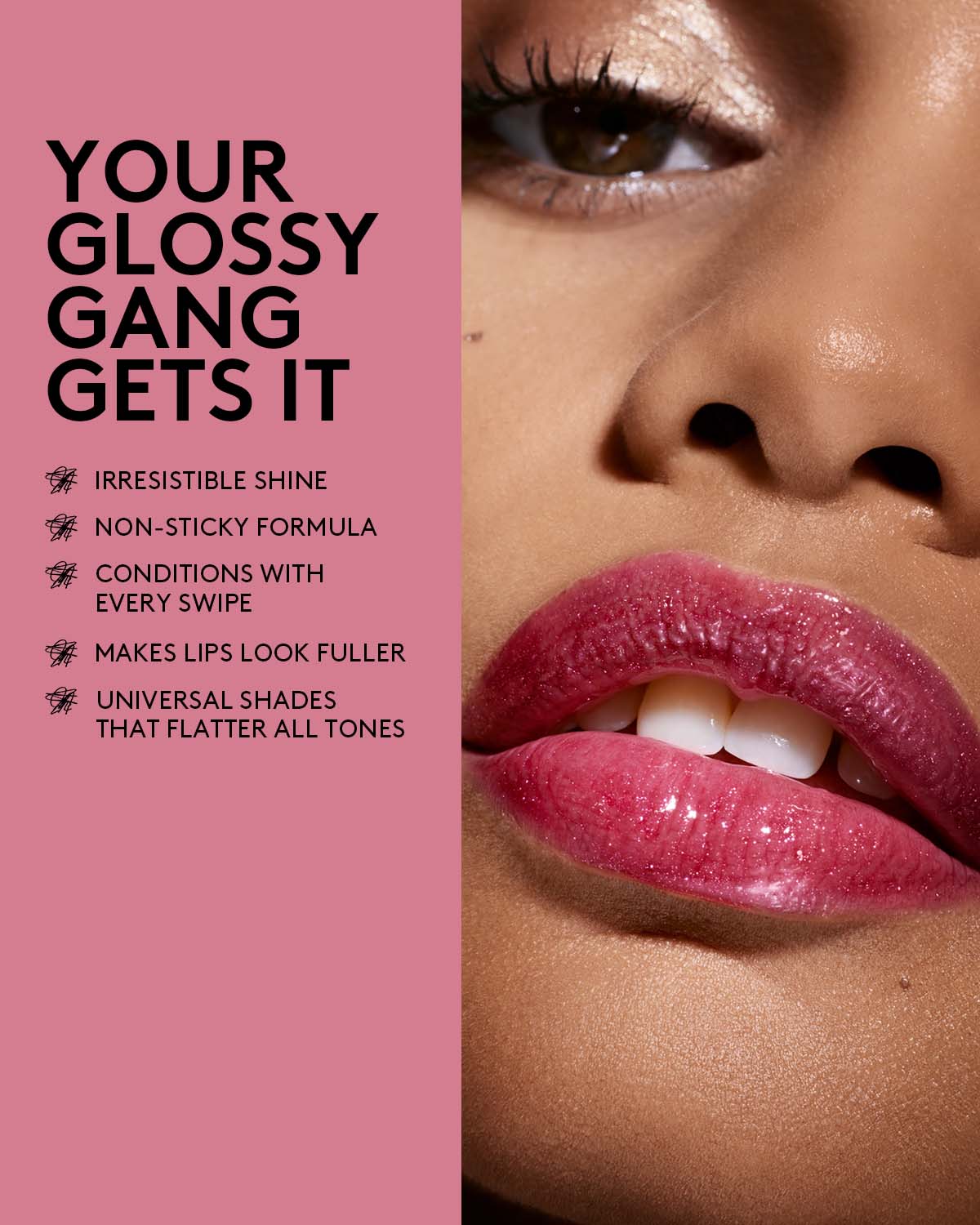 Fenty Beauty Gloss Bomb Heat Universal Lip Luminizer & Plumper - Hot Cherry Shade | Hydrating Lip Gloss for Plump Lips | Perfect for Date Night & Special Occasions
