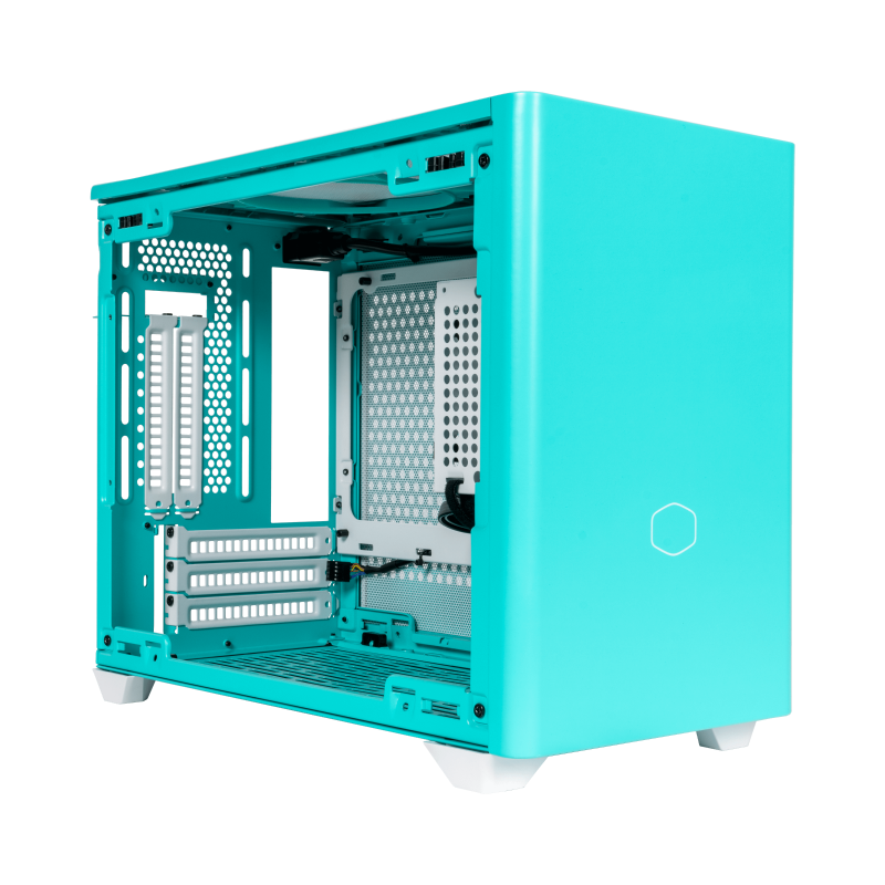 Cooler Master NR200P Mini-ITX Small Form Factor (SFF) PC Case with Tempered Glass Side Panel - Purple | Compact Gaming Case for Home & Office Builds, LAN Parties & Space-Saving Setups