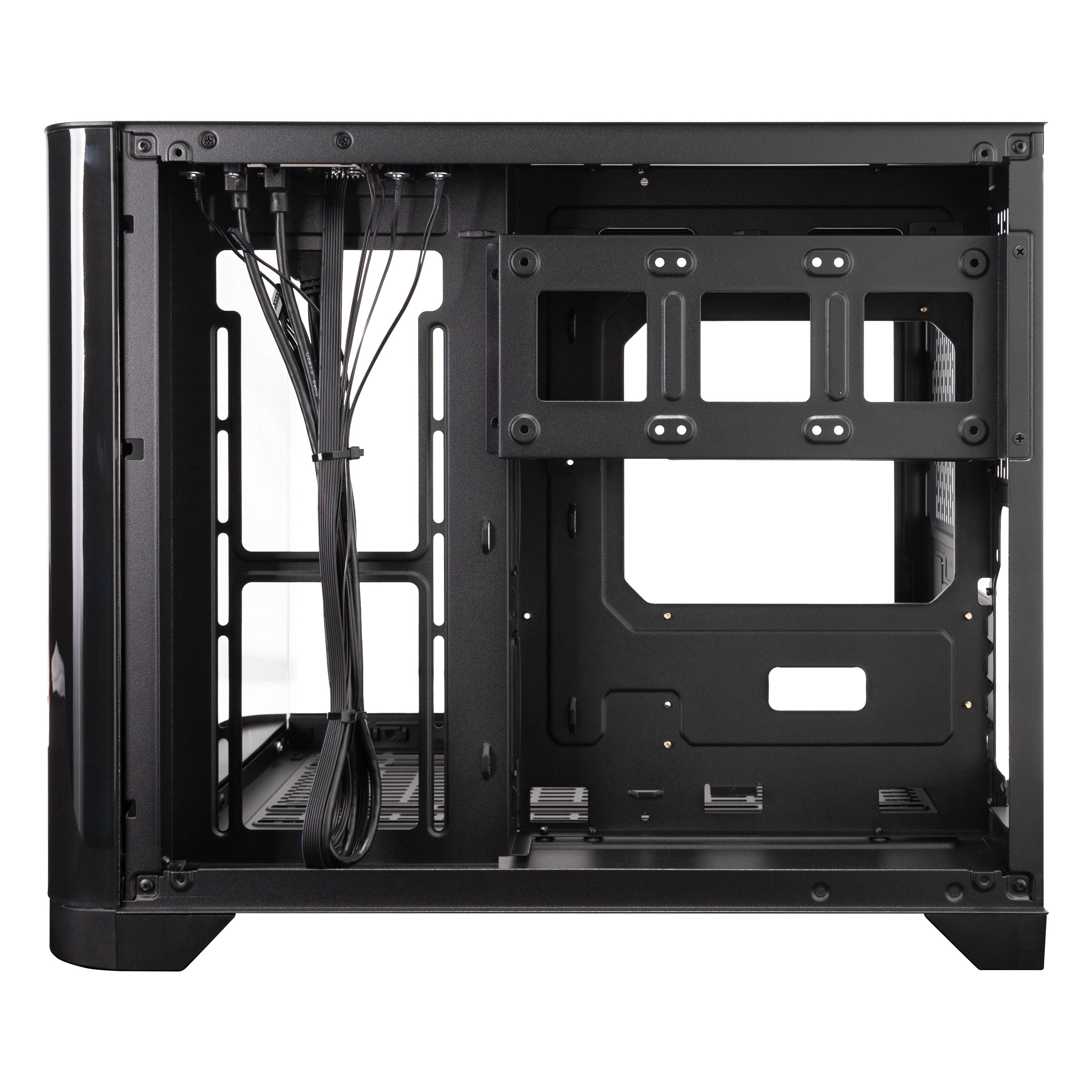 1st Player UV6 M ATX ITX PC Gaming Case - Compact Black Computer Case for High-Performance Gaming Rigs | Perfect for Small Form Factor Builds & Home Office Setups