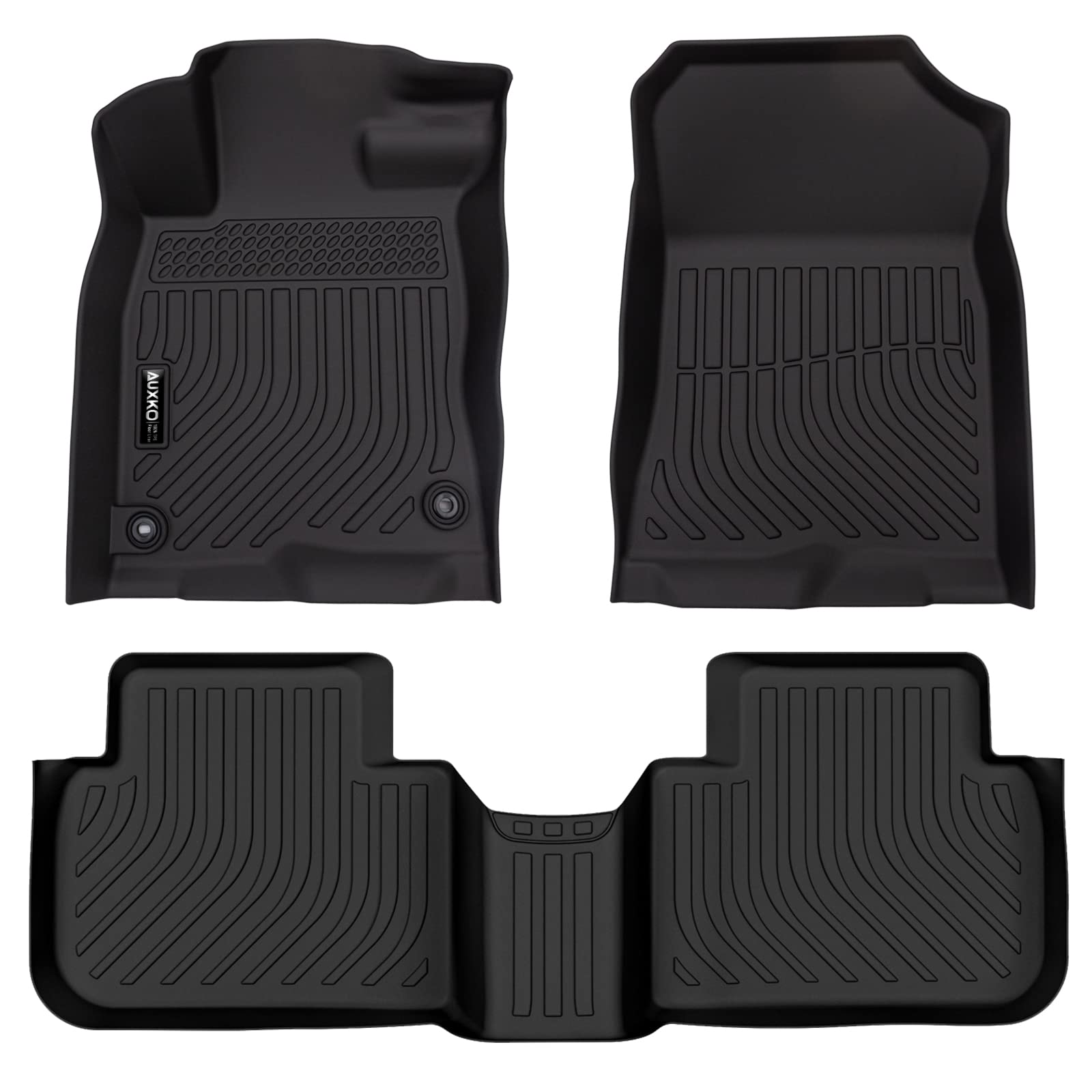 AUXKO Custom Fit All Weather Floor Mats for Honda Civic 2022-2025 & Acura Integra 2023-2025 | Sedan/Hatchback/Si Models | Heavy Duty Anti-Slip Car Floor Liners | Perfect for Daily Commute, Road Trips and All-Season Protection