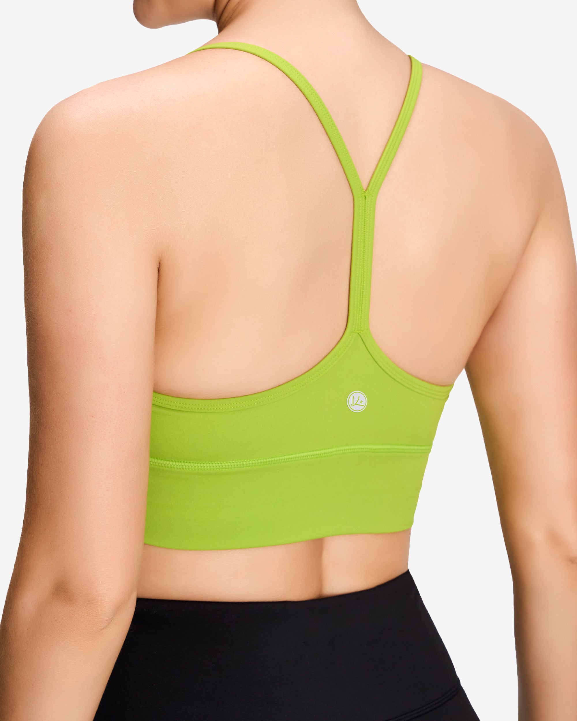 Flow Y Padded Sports Bra - High Support Workout Bra for Women - Perfect for Yoga, Running & Gym Training