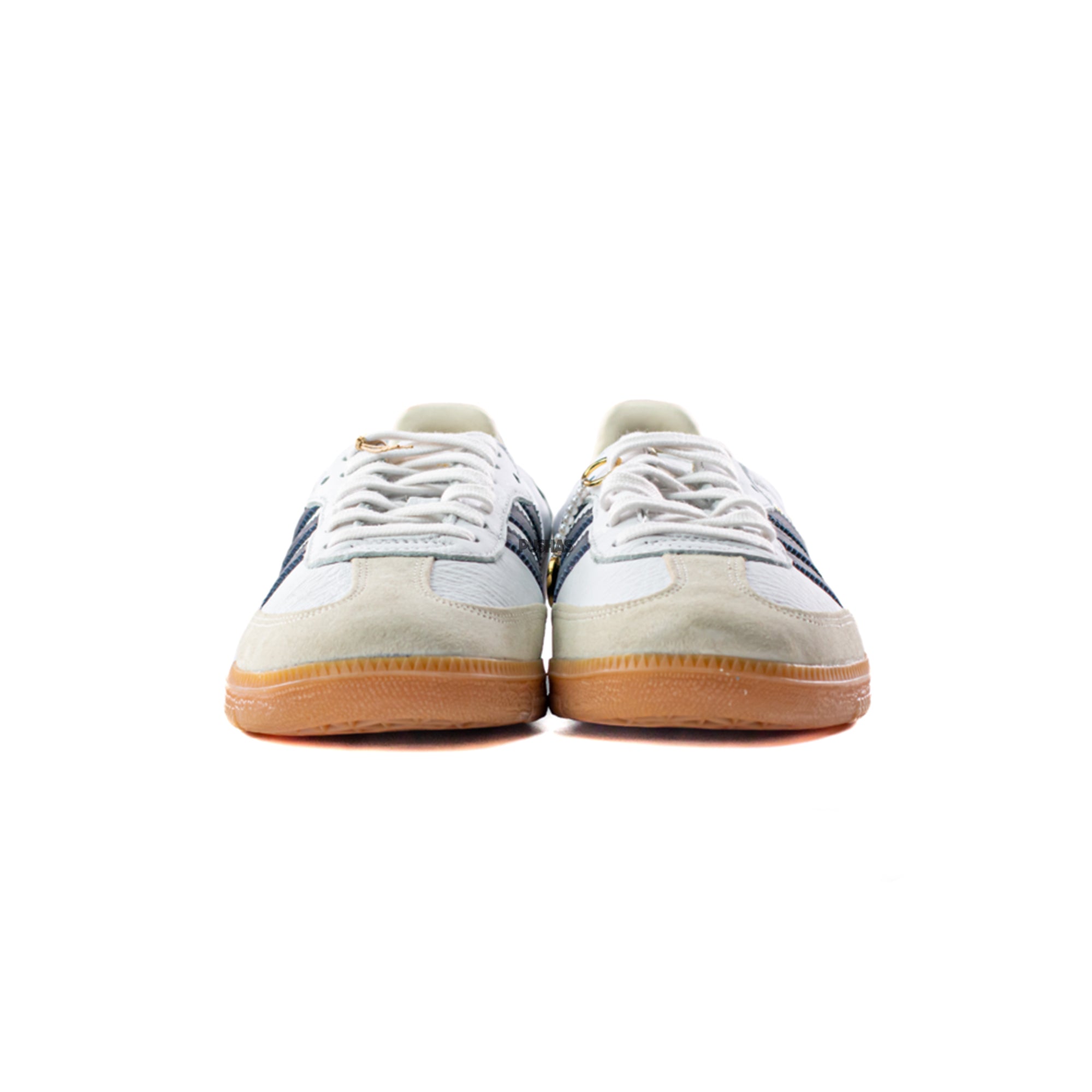 Adidas Samba OG x Sporty & Rich 'White Legend Ink' Sneakers (2023) - Classic White & Blue Retro Running Shoes for Men & Women - Perfect for Casual Wear, Street Style & Gym Workouts