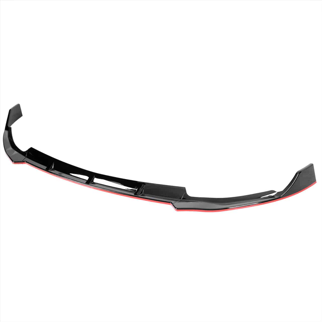 2019-2021 Mercedes Benz W205 C Class Front Bumper Lip - Glossy Black Polypropylene 3PC Splitter | Enhance Sporty Look & Aerodynamics for C300, C43 AMG Models