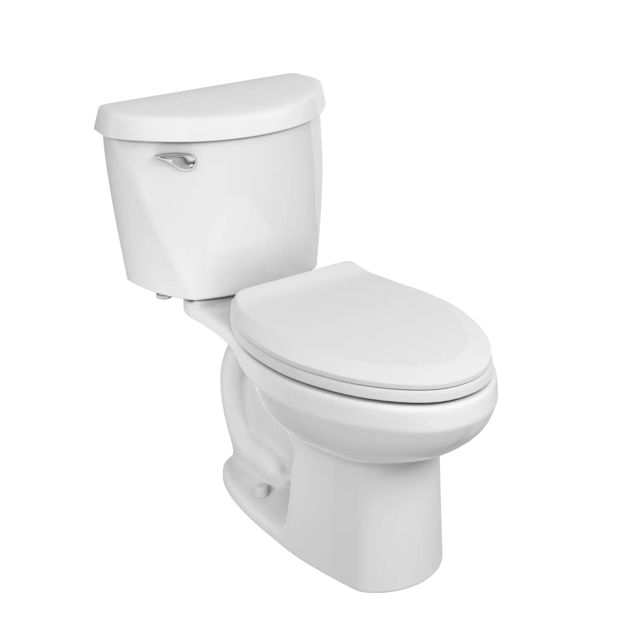 Colony® 3 Two-Piece 1.28 GPF/4.8 LPF Standard Height Elongated Toilet with Seat & Wax Ring - Water-Efficient Bathroom Toilet for Home & Commercial Use