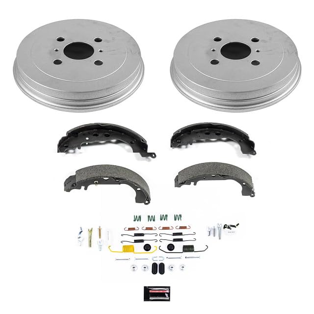 Power Stop KOE15539DK Rear Drum Brake Shoe Kit - Compatible with 2004-2006 Scion xA & xB - OEM Replacement Brake Parts for Smooth Stopping - Ideal for City Driving and Daily Commutes