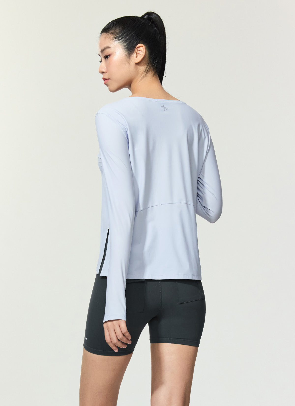 Breathable Cooling Tricot Boat Neck Long Sleeve Shirt for Women - Perfect for Yoga, Running & Summer Outdoor Activities