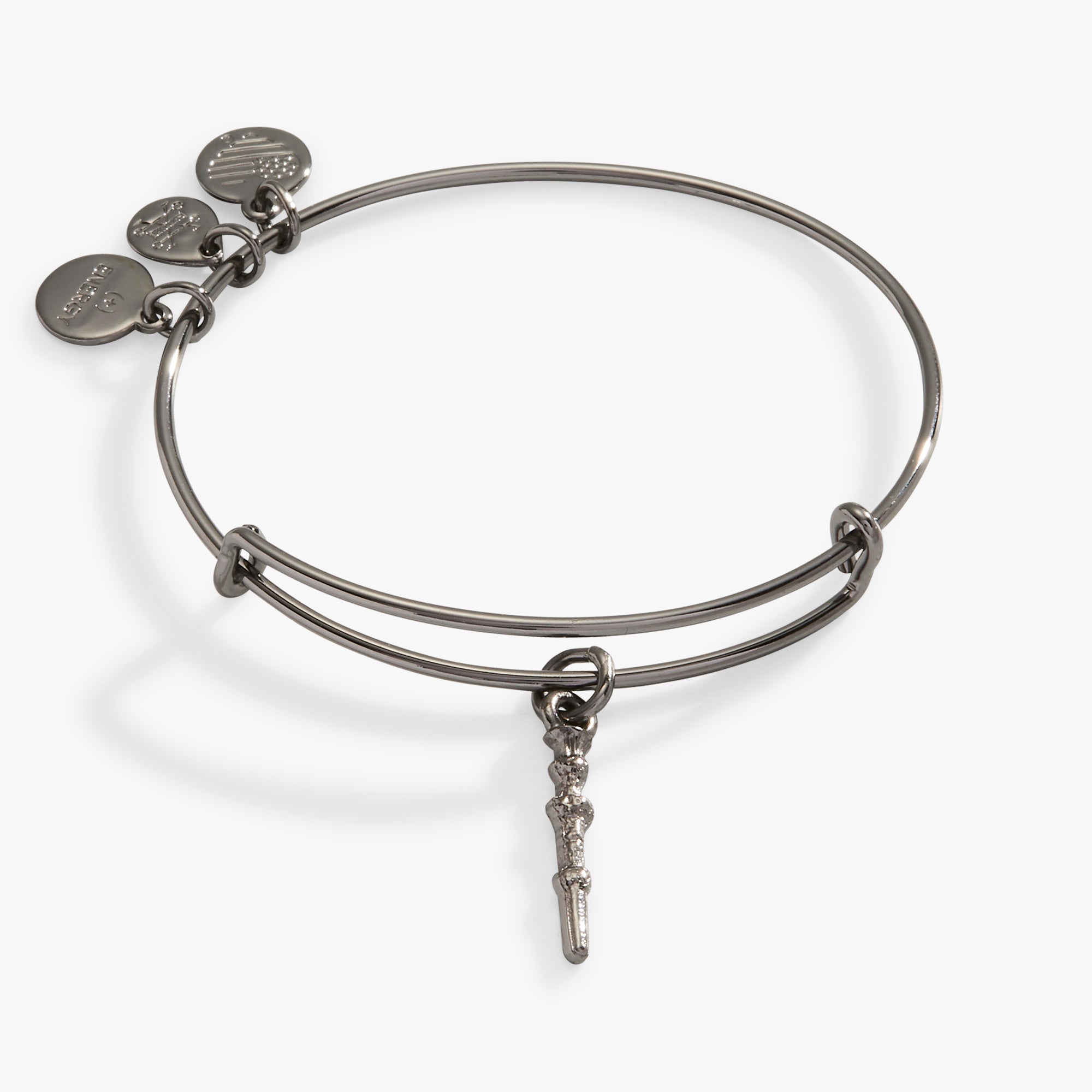 Harry Potter™ The Elder Wand Charm Bangle Bracelet - Official Wizarding World Jewelry for Cosplay, Halloween & Gift Giving