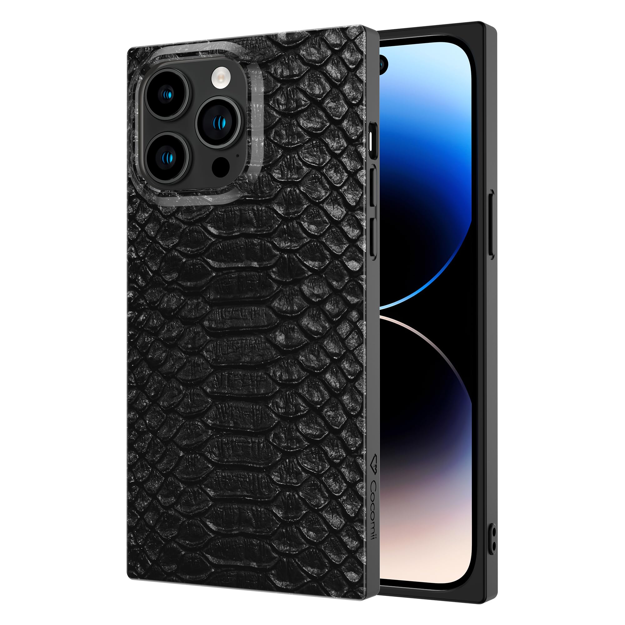 Cocomii iPhone 11 Pro Max Case 6.5 Inch - Fashionable King Cobra Animal Print Glossy Protective Cover for Women & Men - Perfect for Work, Travel and Everyday Use