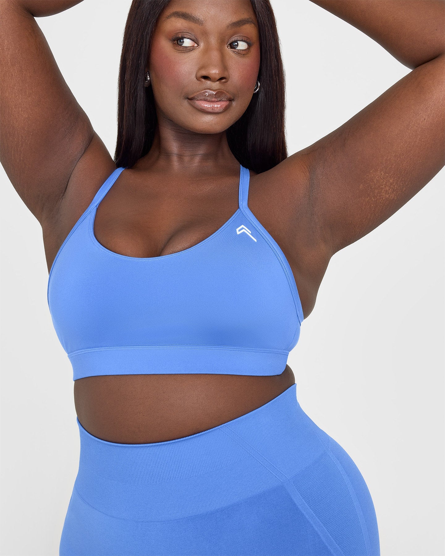 High-Quality Everyday Sports Bra for Women - Comfortable & Supportive Workout Top in Glaucous Blue | Perfect for Yoga, Running & Gym
