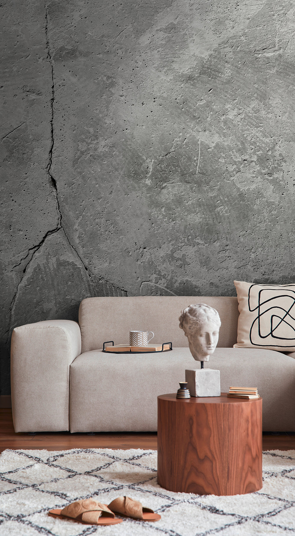 Designwalls 2 - Premium Concrete Look Wall Panels for Modern Home & Office Decor | Easy DIY Installation for Stylish Interior Design