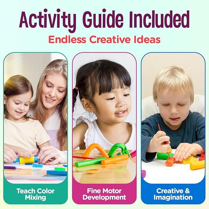 Hygloss 3lb Play Modeling Dough - Non-Toxic & Unscented Kids Art Supplies for Easter Basket, Classroom Crafts & Party Favors (Purple) - Safe Sensory Play for Toddlers & Preschool Activities