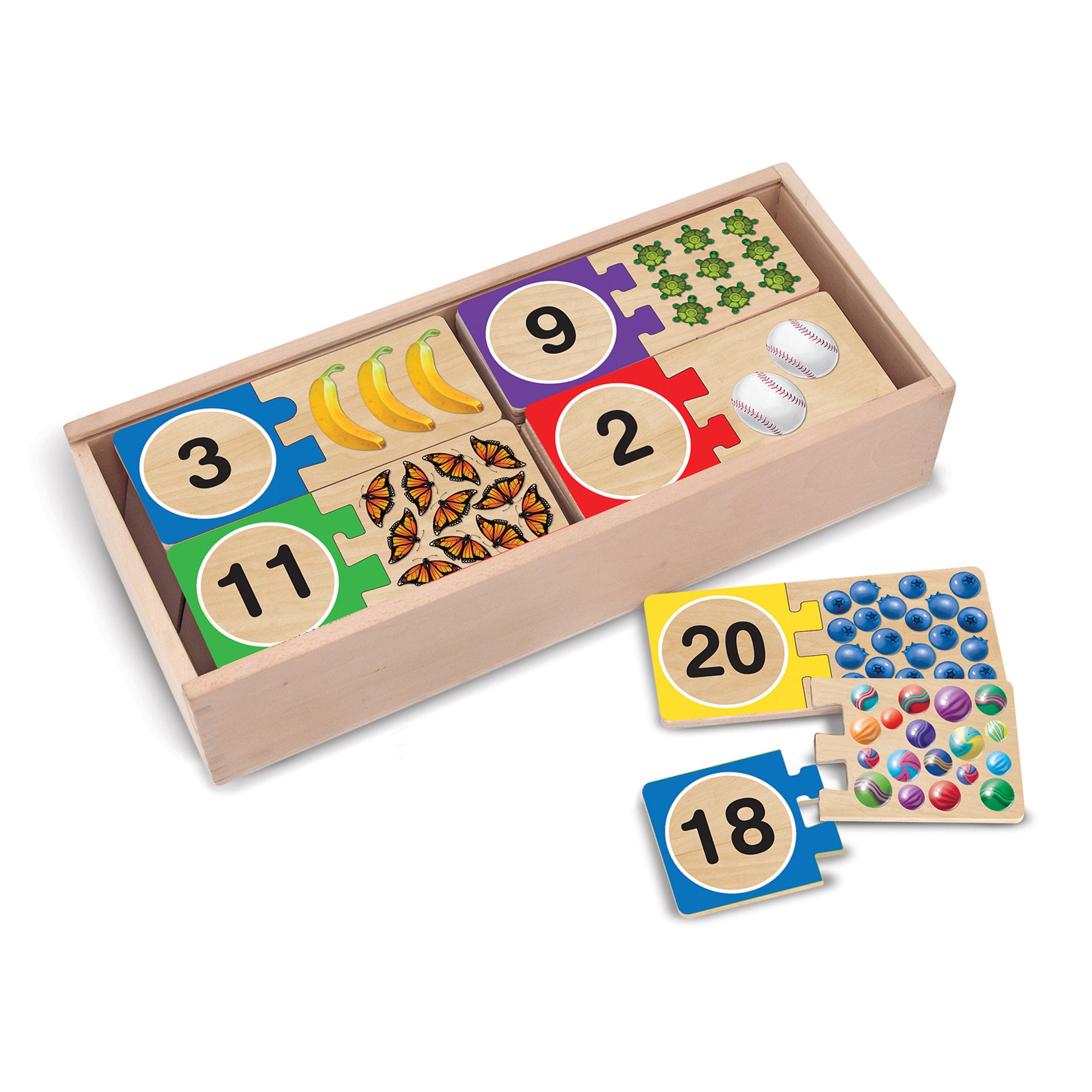 Self-Correcting Number Puzzles for Kids - Montessori Math Learning Toys for Ages 3-5 - Perfect for Homeschooling & Classroom Educational Activities