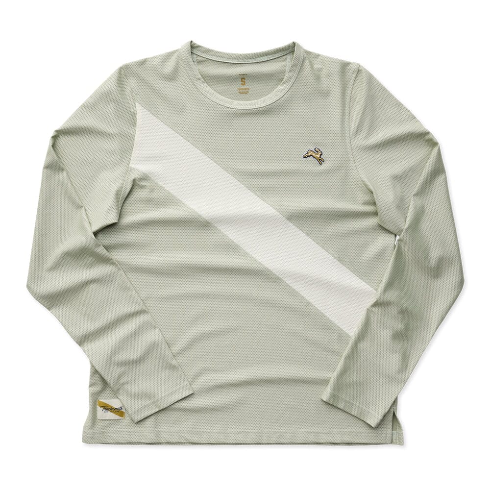 Tracksmith Women's Van Cortlandt Long Sleeve Running Shirt - Lightweight Breathable Performance Top for Cool Weather Training & Outdoor Activities