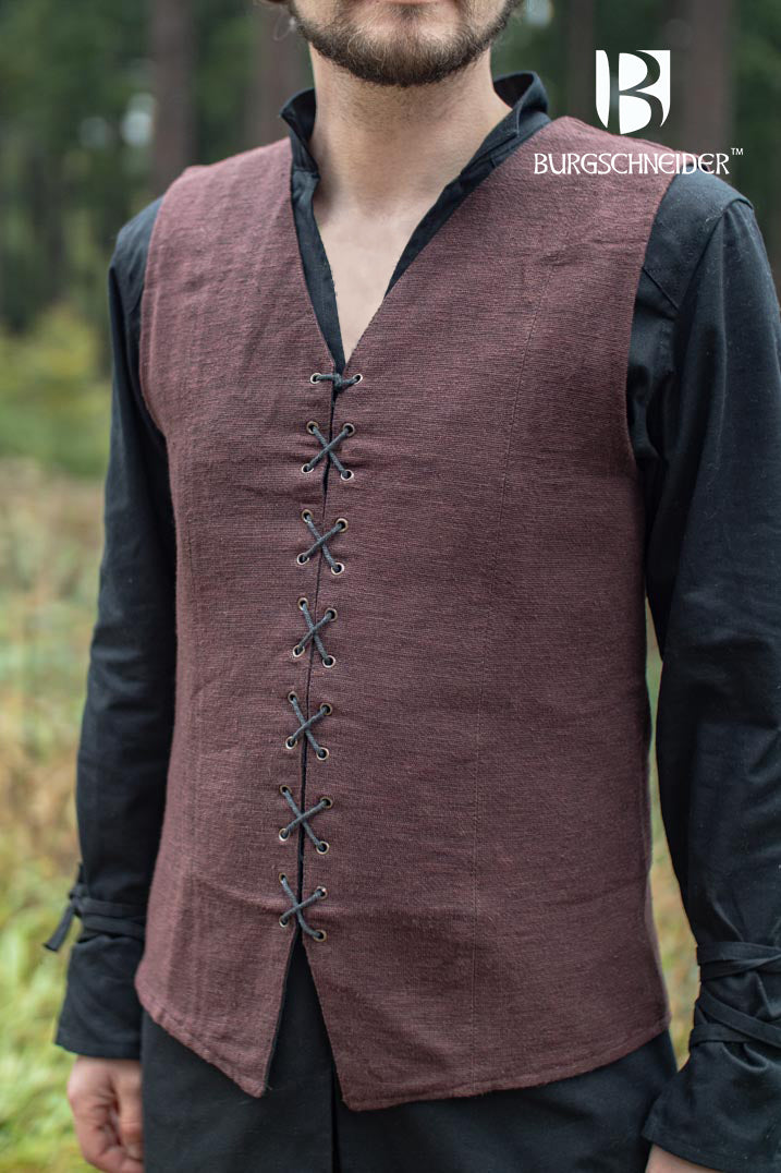 Men's Brown Vest by Maron - Lightweight & Stylish for Outdoor Hiking, Camping & Casual Wear
