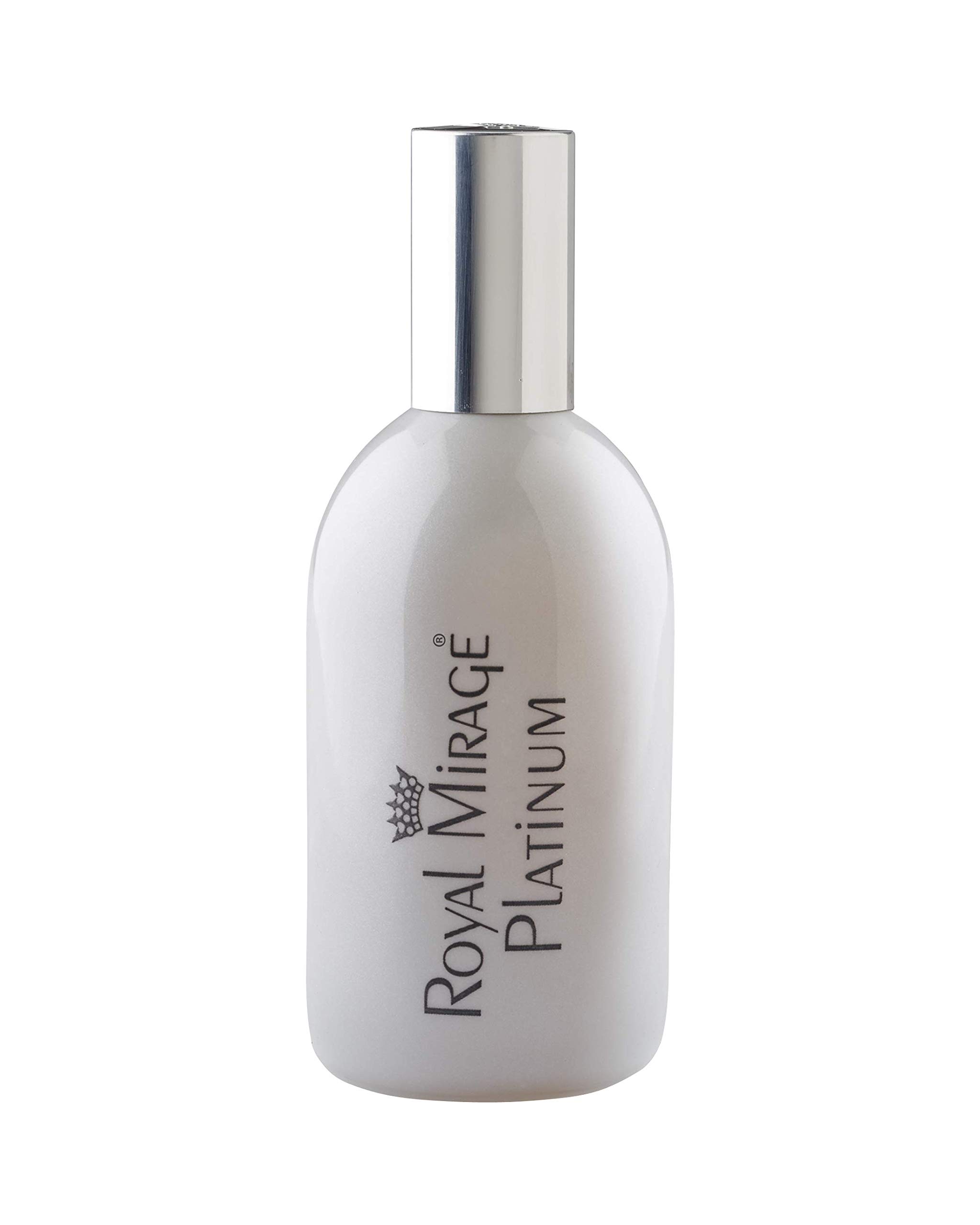 Royal Mirage Platinum 120ml Eau De Cologne Spray for Men - Long Lasting Fresh Fragrance for Daily Wear, Office & Special Occasions
