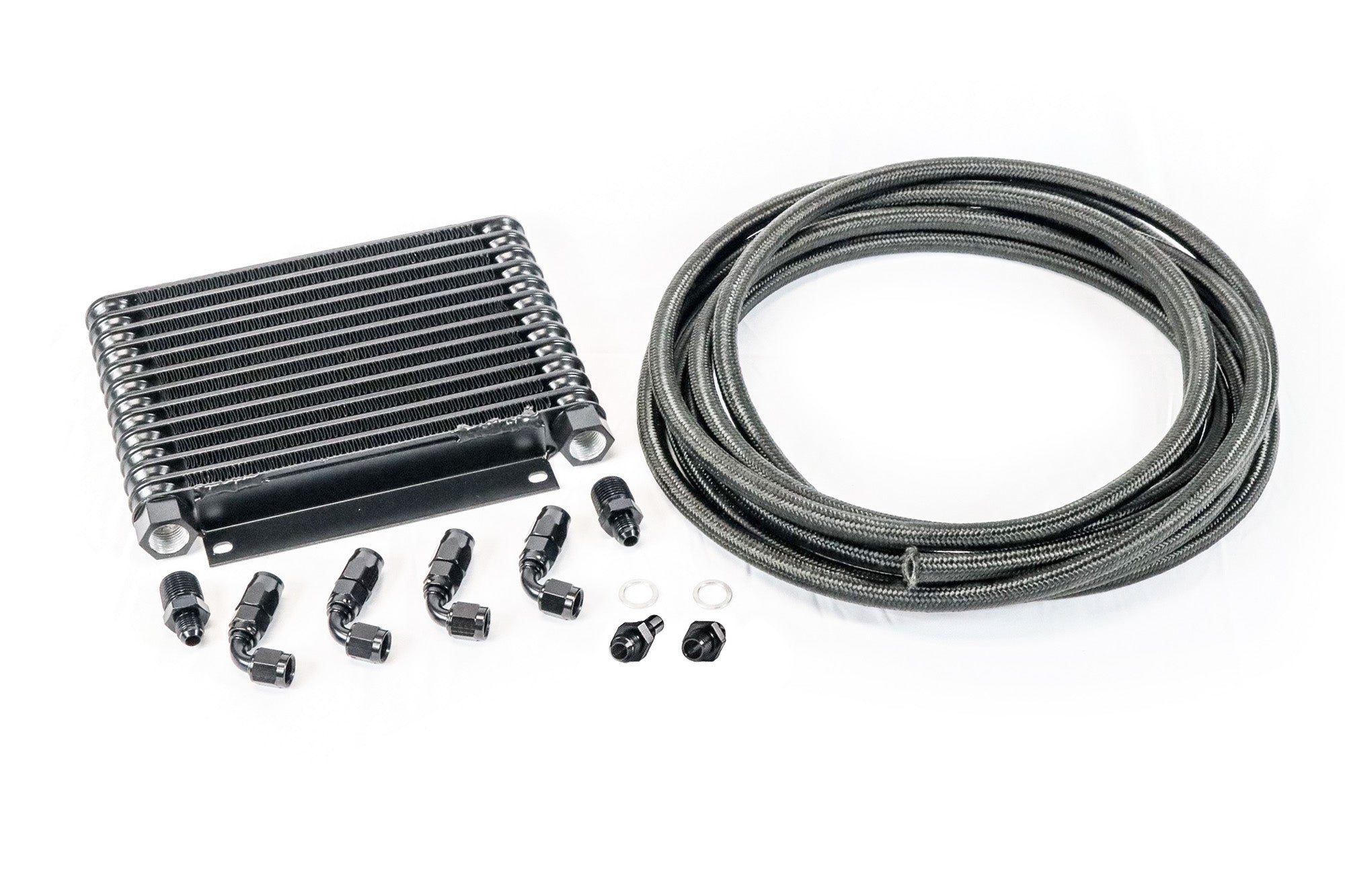 Derale 4L80E Transmission Cooler Kit with Fragola Lines & Fittings - Heavy-Duty Cooling for Trucks, RVs & Performance Vehicles