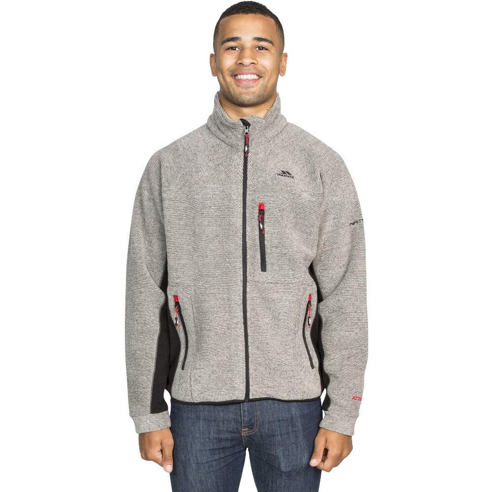 Trespass Men's Jynx Full Zip Fleece Jacket - Warm Winter Outdoor Fleece Coat for Hiking, Camping & Casual Wear