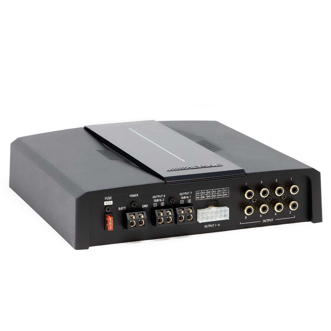 Alpine PXE C80 88 Optim8 8-Channel Car Audio Sound Processor & Amplifier with Advanced Sound Tuning - Perfect for Car Audio Systems, Home Theaters, and Professional Studio Setups