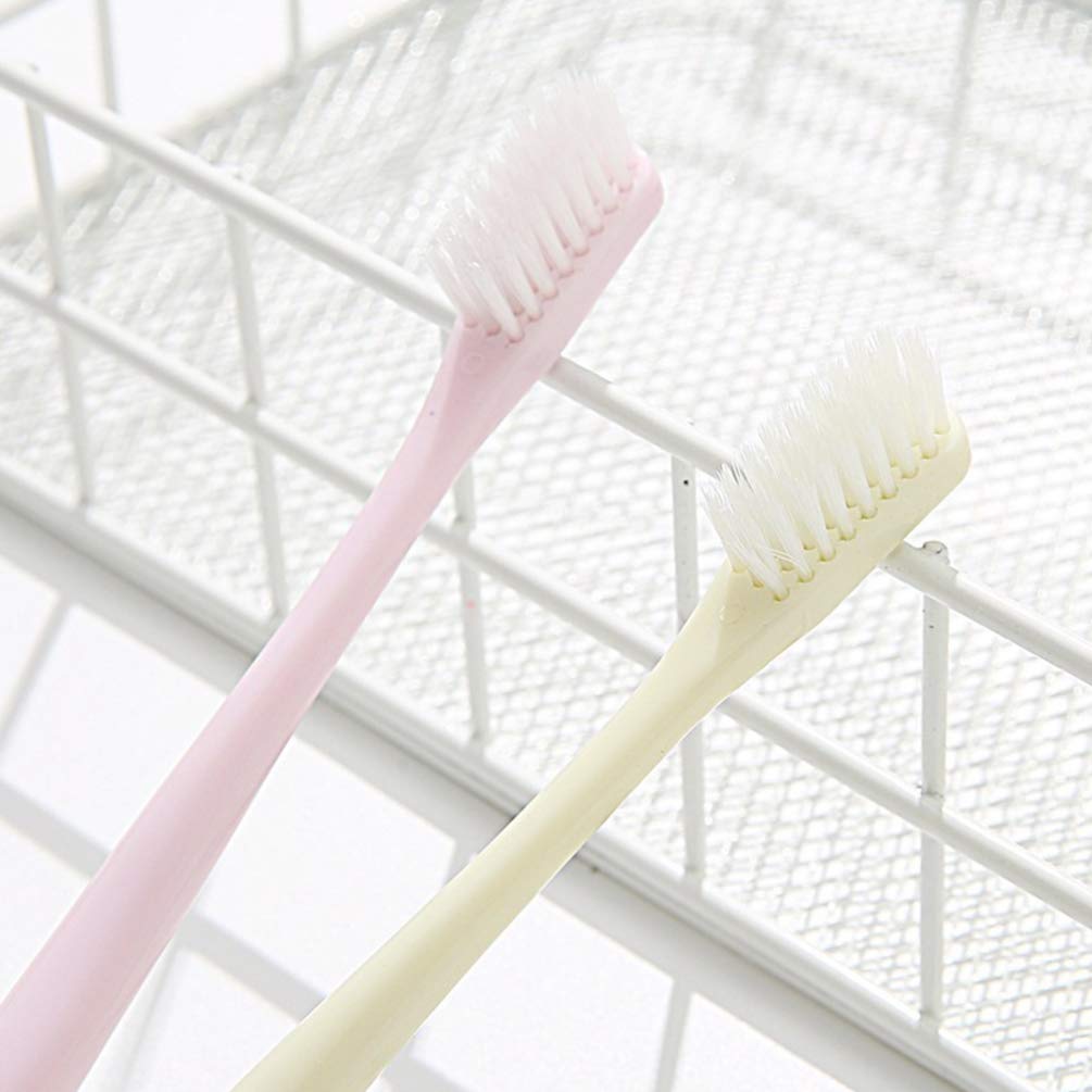 EXCEART 20-Pack Soft Bristle Travel Toothbrushes for Adults - Bulk Manual Toothbrushes with Ultra Comfortable Handle - Perfect for Travel, Camping, Gym & On-The-Go Oral Care