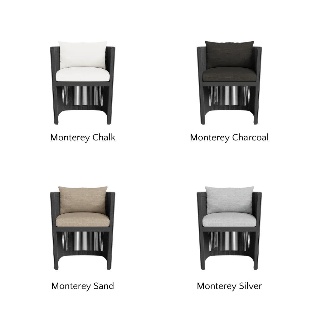 Antigua Outdoor Dining Armchair - Weather-Resistant Patio Chair for Garden, Poolside & Restaurant Use - Comfortable & Durable All-Weather Furniture