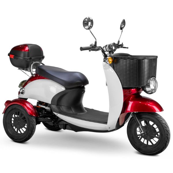Premium Supreme 3-Wheel Mobility Scooter for Adults - Lightweight Electric Scooter with Long Battery Life - Ideal for Shopping, Travel & Outdoor Activities