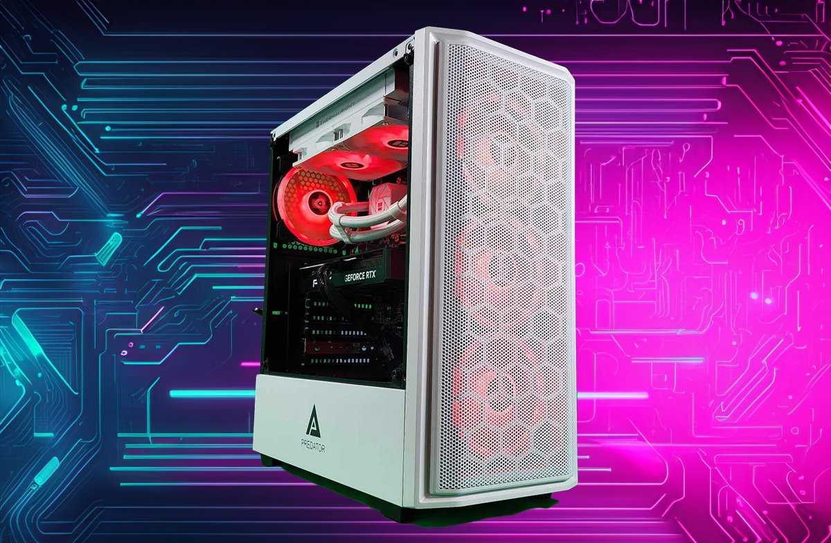 Pinnacle Gaming Custom Desktop PC - Intel Core i7, RTX 4070 GPU, 16GB/32GB RAM, 500GB/1TB/2TB SSD, WiFi 6, White Gaming Computer - Perfect for 4K Gaming, Streaming & VR