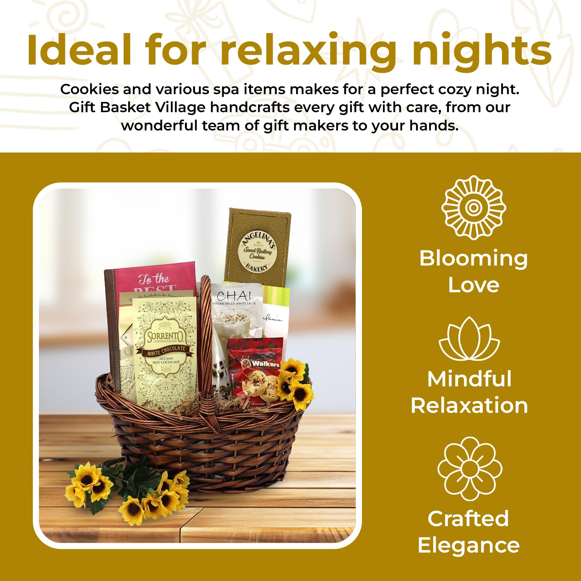 Luxury Spa Gift Basket for Mom - Happy Mother's Day Deluxe Gift Set with Premium Bath & Body Products - Thoughtful Present for Women - Perfect for Mother's Day, Birthday & Appreciation Gifts | Relaxation at Home, Pampering Self-Care, Thank You Present