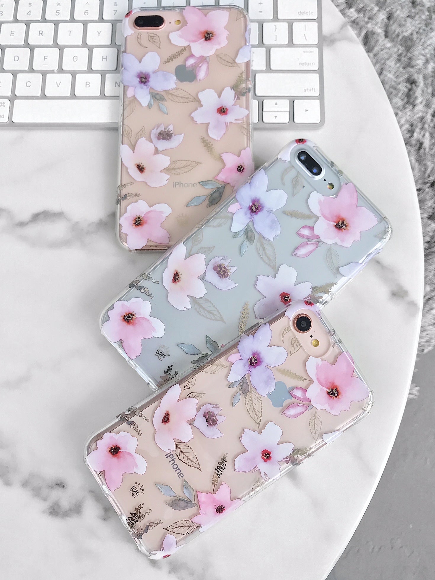 Magnolia Floral iPhone Case - Elegant Flower Design Protective Cover for iPhone 12/13/14/15 Pro Max - Perfect for Spring Outfits & Nature Lovers