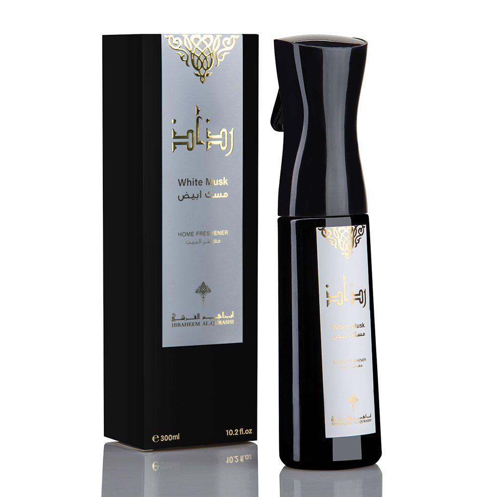 Razaz White Musk Home Freshener 300ml - Long-Lasting Fragrance for Living Room, Bedroom & Office | Premium Air Freshener Spray