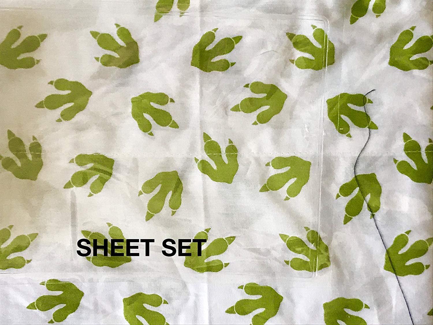 Rugged Bear 7-Piece Reversible Dinosaur Comforter Set - Full/Queen Size with Matching Sheet Set (Comforter, Shams, Fitted Sheet, Flat Sheet, Pillowcases) - Perfect for Kids' Bedroom, Dinosaur Theme Decor, and Cozy Sleep
