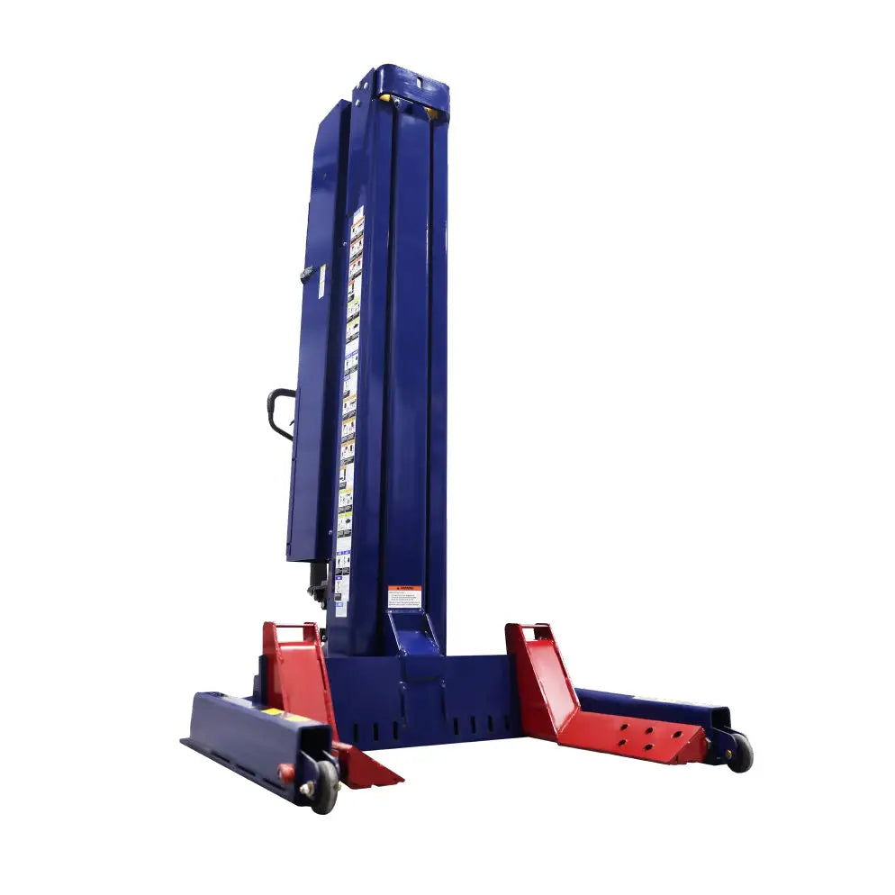 Challenger CLHM 125 XF 12,500 lb Wireless Control Mobile Column Lift for Auto Repair Shops - Heavy Duty Vehicle Lifting Solution for Mechanics & Garages