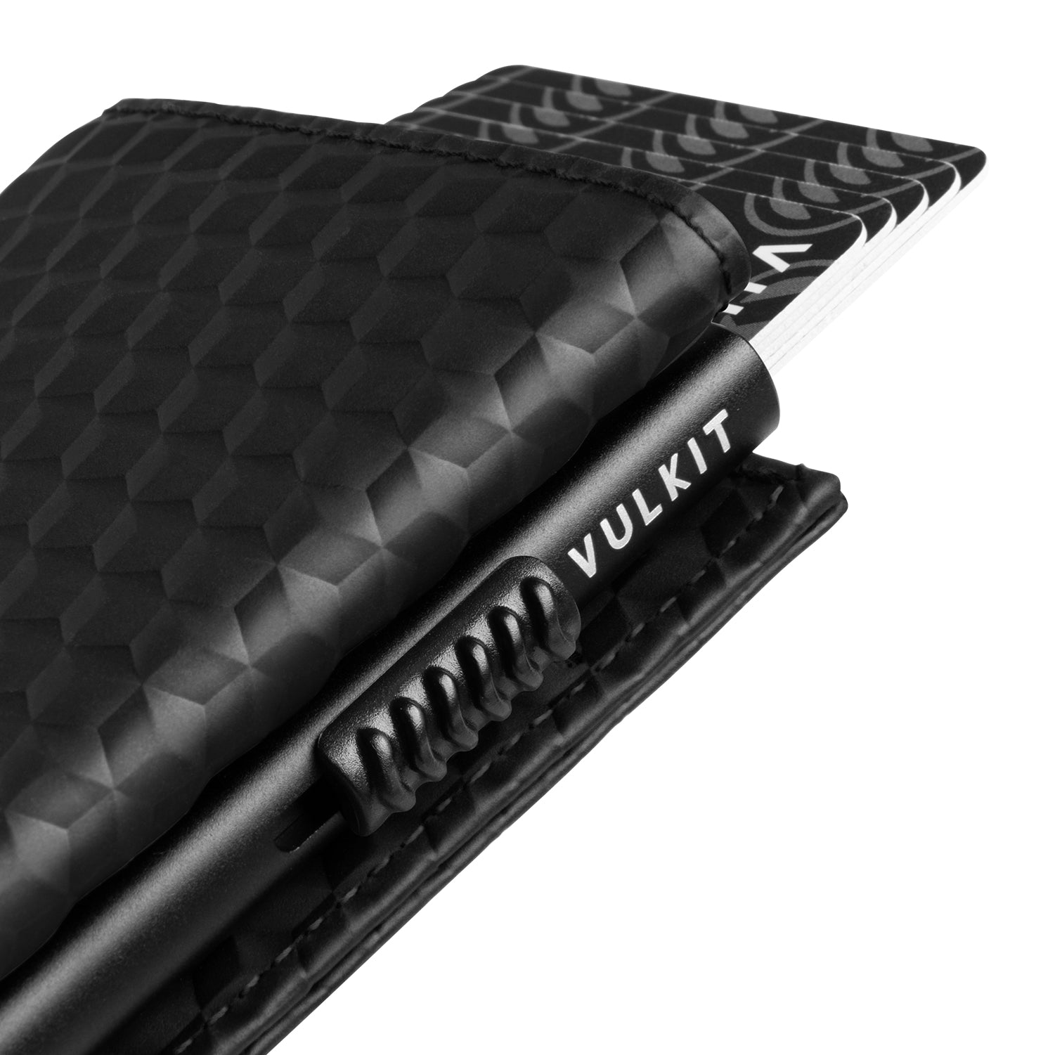 VC302 Limited Edition Numbered Tri-Fold Wallet with Side Slider & Magnetic Closure - Perfect for Everyday Carry, Travel & Business (Men's RFID Blocking Leather Wallet)