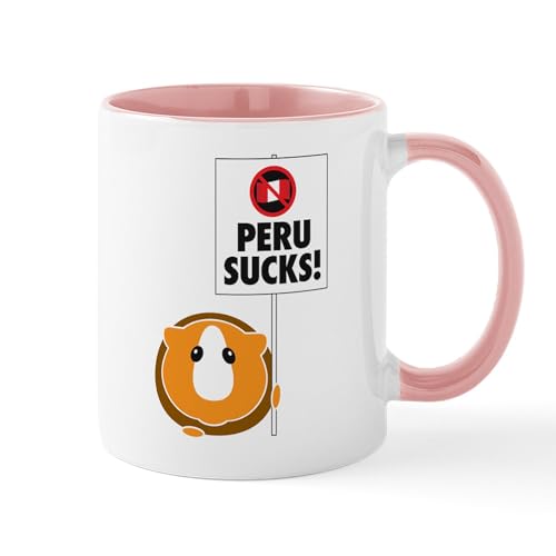 White/Pink Inside - Peru Sucks Mug