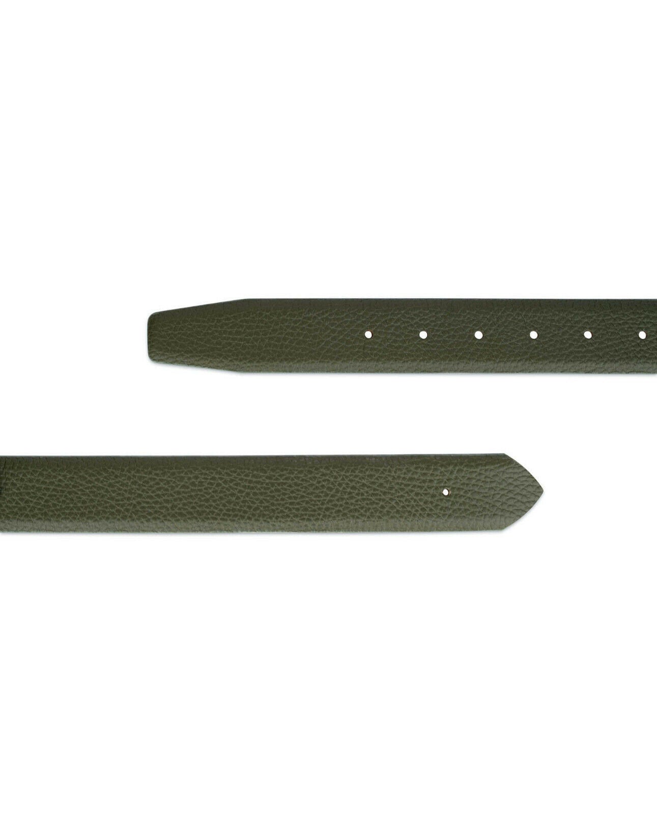 Men's Genuine Green Leather Belt Strap 35mm - Replacement for Dunhill Buckles | Perfect for Casual, Business & Formal Attire