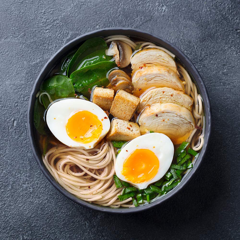 Gluten Free Meister Japanese Instant Protein Ramen - 21 Servings (6 Pack, Noodle Only, Vegan) | High Protein Vegan Meal for Fitness & Quick Healthy Lunch