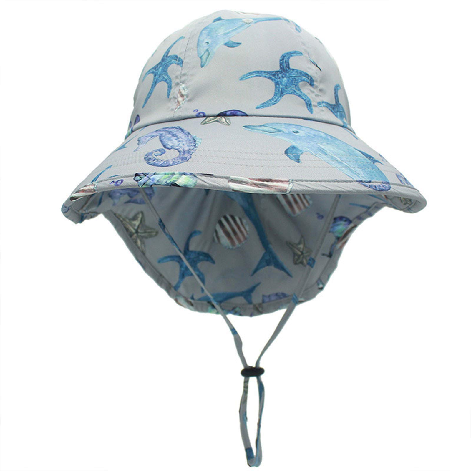 Stylish Printed Fisherman Hat - Adjustable Polyester Summer & Spring Outdoor Hat for Travel, Beach, and Casual Wear