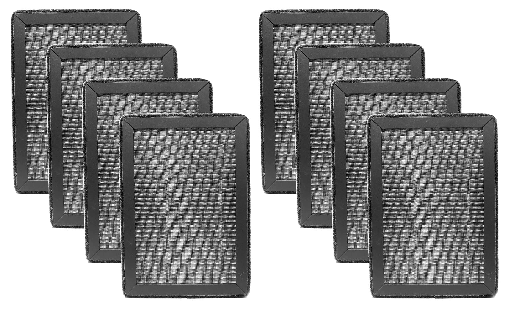 Nispira True HEPA Replacement Filter 8 Pack - Compatible with Levoit LV-H128 Air Purifier (LV-H128-RF) - Improves Air Quality for Allergies, Pets, Dust & Smoke - Perfect for Home, Office & Bedroom Use
